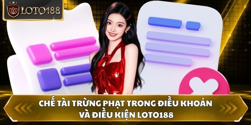 Chế tài trừng phạt trong điều khoản và điều kiện Loto188
